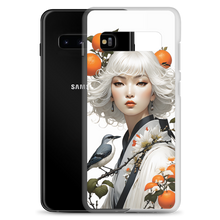 Oriental Lady with Orange and Bird Samsung Case