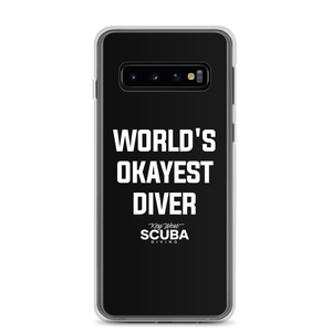 World's Okayest Diver Clear Case for Samsung®