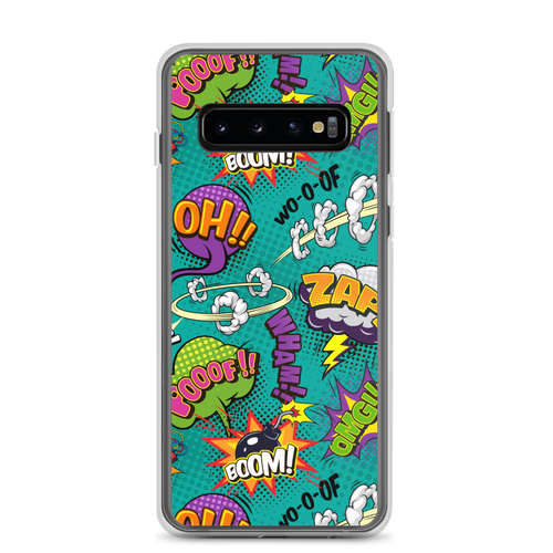 Comic Text Pattern Samsung Case