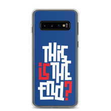 IS/THIS IS THE END? Navy Blue Reverse Samsung Phone Case