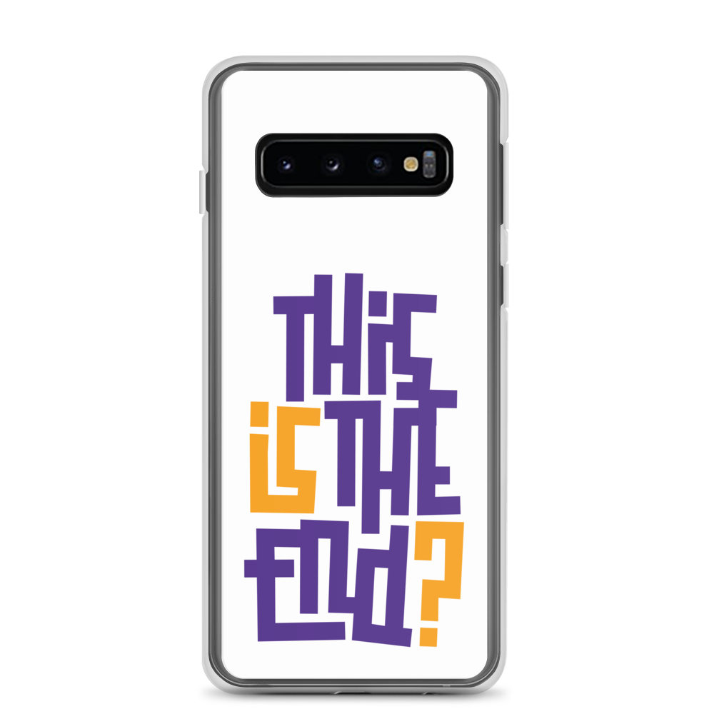 IS/THIS IS THE END? Purple Yellow Samsung Phone Case