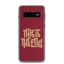 THIS IS THE END? Burgundy Samsung Phone Case