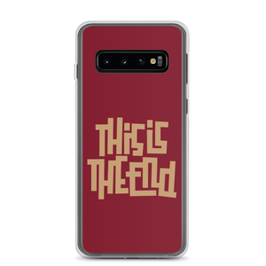 THIS IS THE END? Burgundy Samsung Phone Case