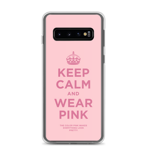 Keep Calm and Wear Pink Samsung® Phone Case