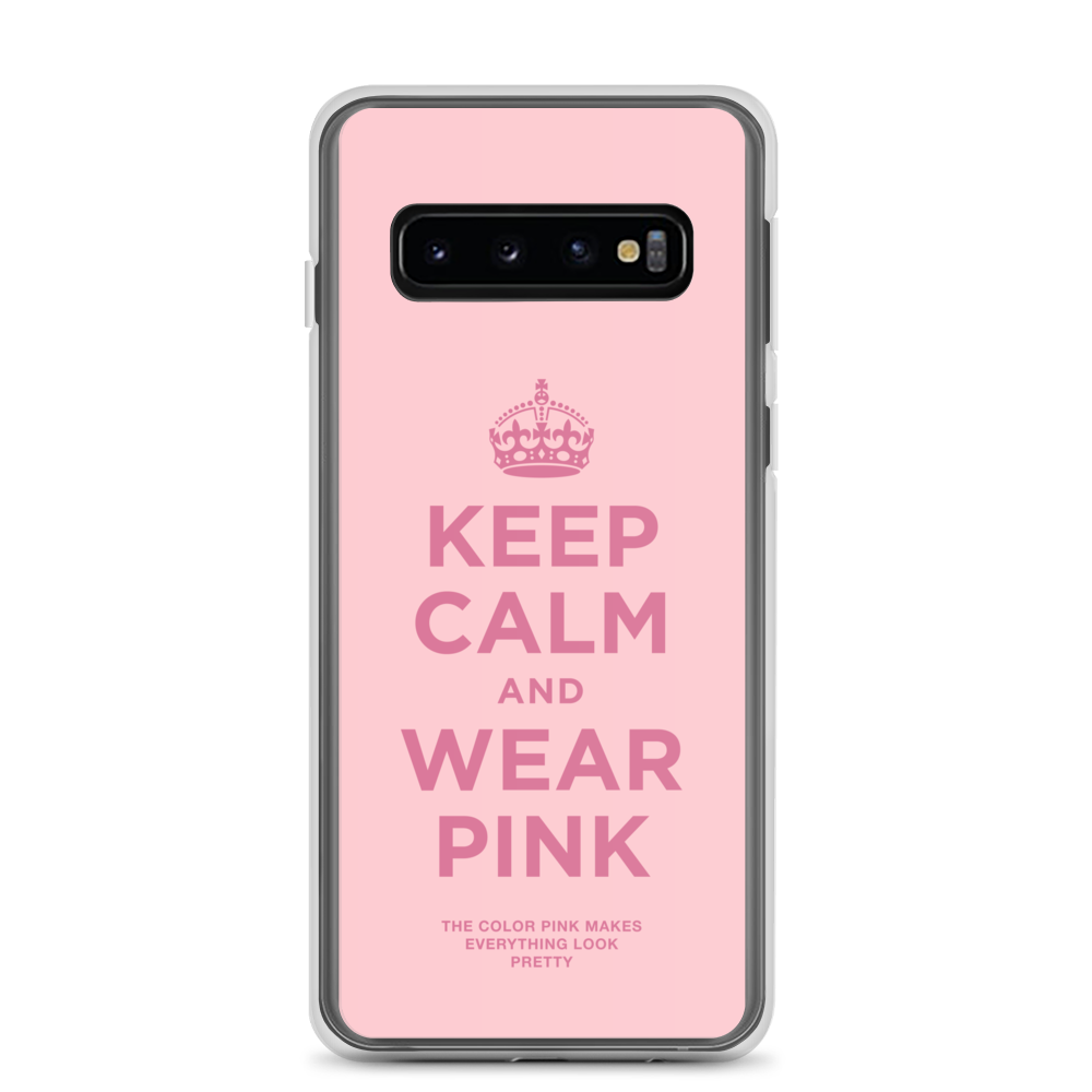 Keep Calm and Wear Pink Samsung® Phone Case