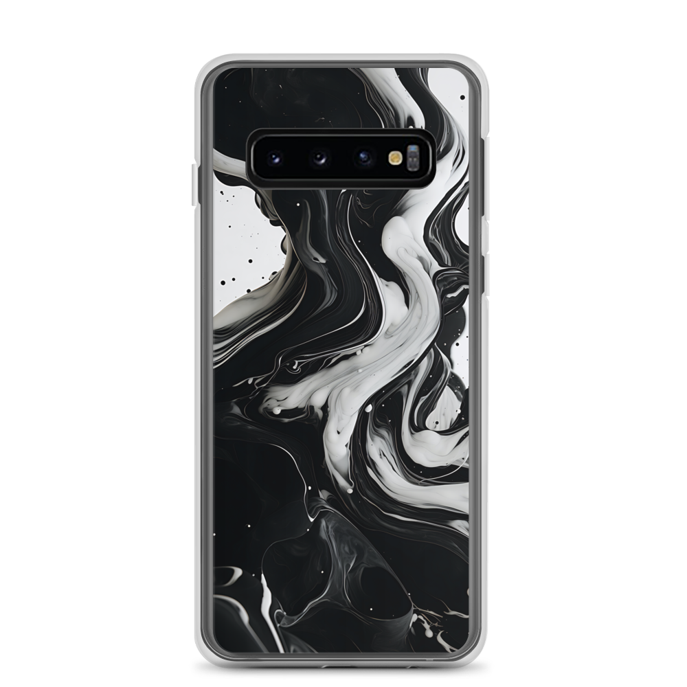 Black and White Fluid Samsung® Phone Case