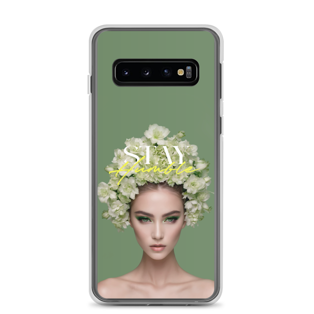 Stay Humble Female Flower Art Samsung® Phone Case