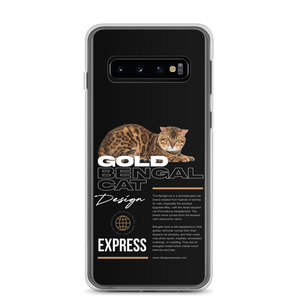 Gold Bengal Cat Samsung Case