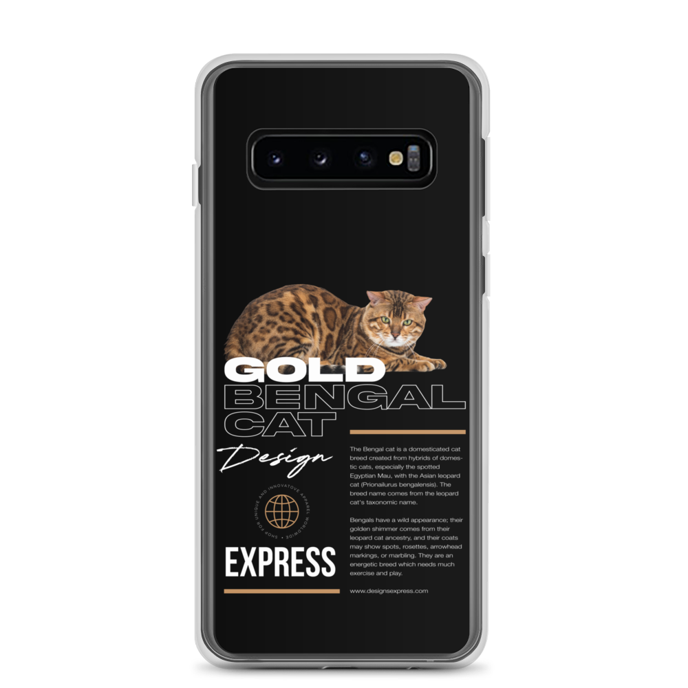 Gold Bengal Cat Samsung Case