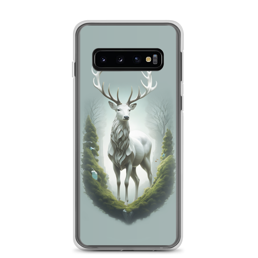 Green White Deer Samsung Case