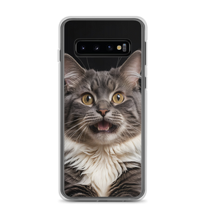 Shocked Cat Face Samsung Case