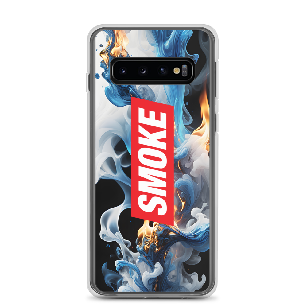 Blue Smoke Fire Samsung Case