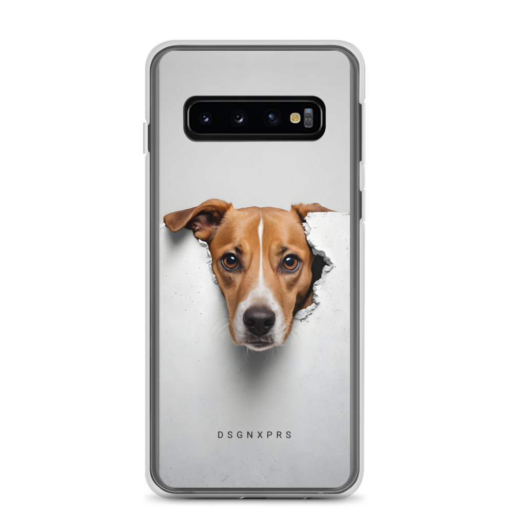 Funny Sad Dog Peep Samsung Case