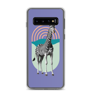 Giraffe Zebra Purple Samsung Case