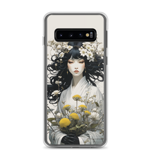 Oriental Lady with Yellow Flowers Samsung Case