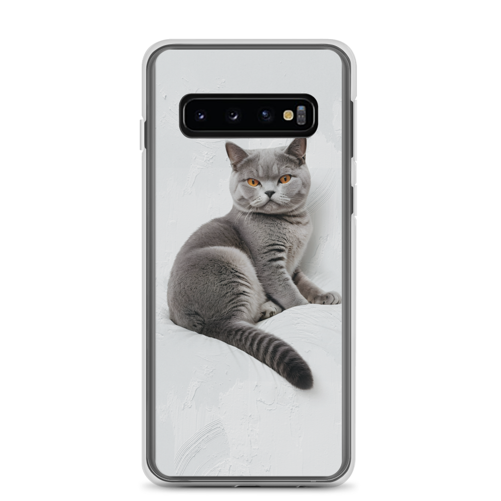 Relaxing British Shorthair Cat Samsung Case