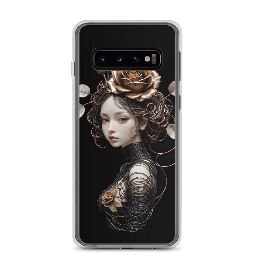 Lady Rose Copper Wire Art Samsung Case