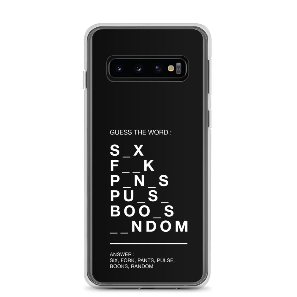 Guess The Word (Funny) Samsung Case