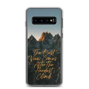 The Best View Comes Samsung Case