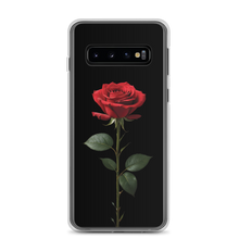 Red Rose on Black Samsung Case