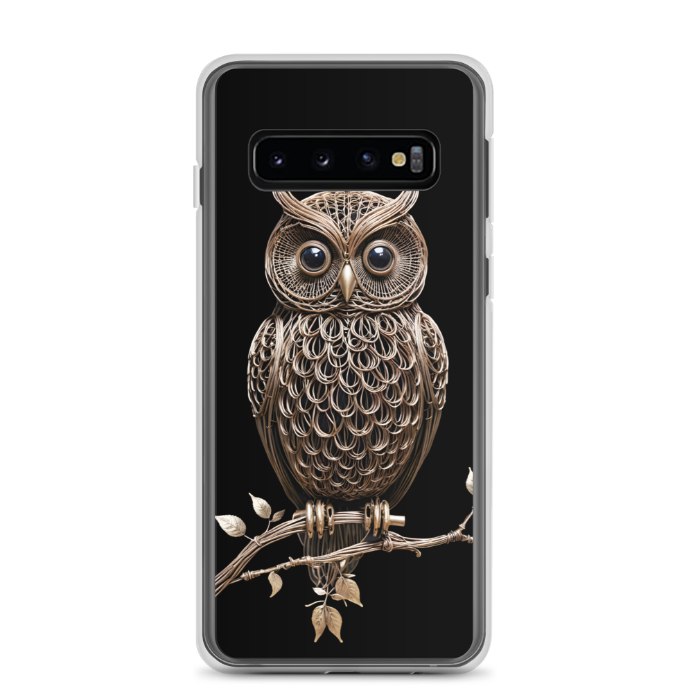 Owl Copper Art Samsung Case