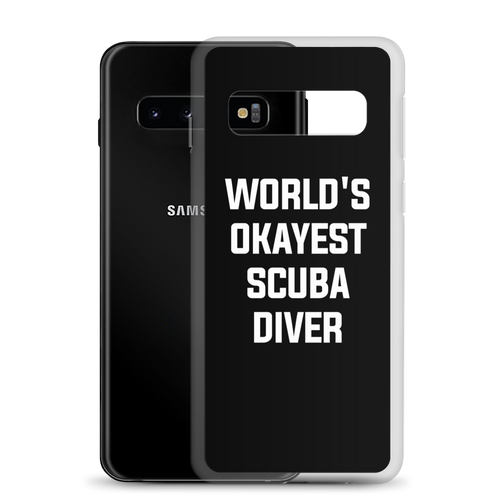 World's Okayest Scuba Diver Clear Case for Samsung®