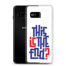 IS/THIS IS THE END? Navy Red Samsung Phone Case