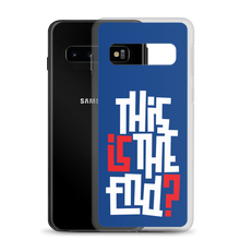 IS/THIS IS THE END? Navy Blue Reverse Samsung Phone Case