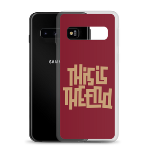 THIS IS THE END? Burgundy Samsung Phone Case