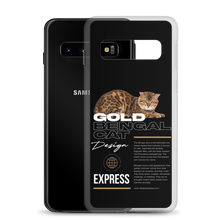 Gold Bengal Cat Samsung Case