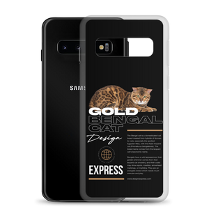 Gold Bengal Cat Samsung Case