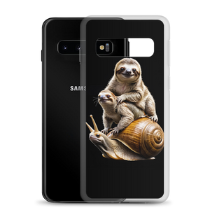 Sloth Riding A Snail Samsung Case