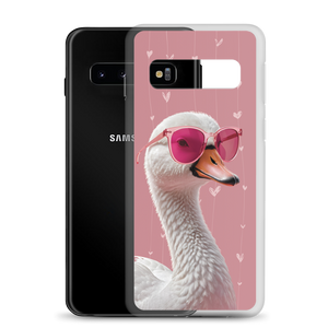 Cute Pink Swan Samsung Case