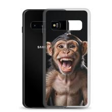 Happy Monkey Black Samsung Case