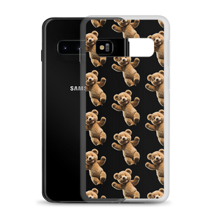 Happy Teddy Bear Pattern Samsung Case