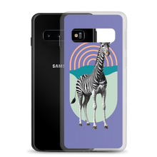 Giraffe Zebra Purple Samsung Case