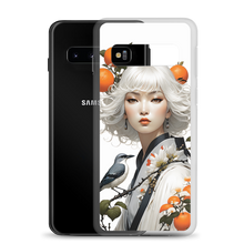 Oriental Lady with Orange and Bird Samsung Case