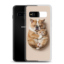 Cute Baby Cat and Dog Sleep Samsung Case