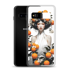 Oriental Lady with Orange Fruits Samsung Case