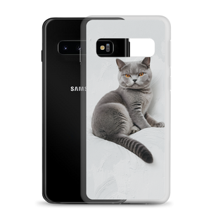 Relaxing British Shorthair Cat Samsung Case