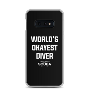 World's Okayest Diver Clear Case for Samsung®