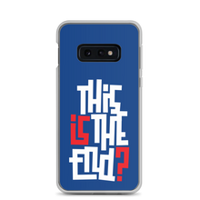 IS/THIS IS THE END? Navy Blue Reverse Samsung Phone Case