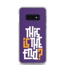 IS/THIS IS THE END? Purple Yellow Reverse Samsung Phone Case