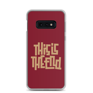 THIS IS THE END? Burgundy Samsung Phone Case