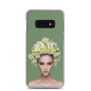 Stay Humble Female Flower Art Samsung® Phone Case