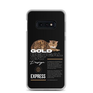 Gold Bengal Cat Samsung Case