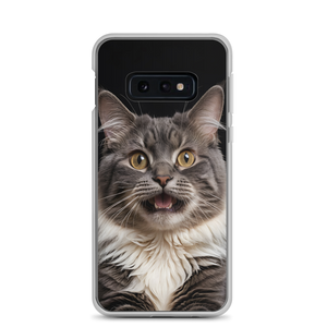 Shocked Cat Face Samsung Case