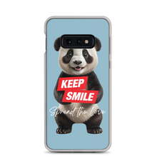 Keep Smile Blue Panda Samsung Case