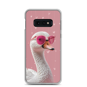 Cute Pink Swan Samsung Case