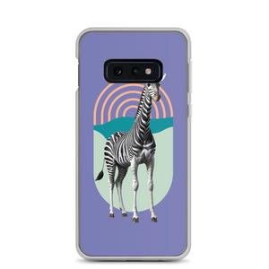 Giraffe Zebra Purple Samsung Case